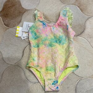 Shade Critters Colorful Floral One-Piece Swimsuit NWT 2T